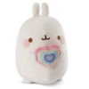Nici Pluchen Knuffel Molang Regenboog Met Hart, 12cm