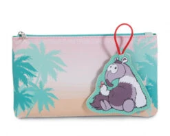 Nici Etui Wild Friends Junior 19 X 11 Cm Polyester Blauw/roze