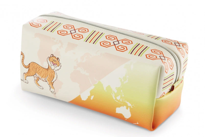 Nici Etui Wild Friends Junior 21 Cm Polyester Oranje/groen 1 Nici Etui Wild Friends Junior 21 Cm Polyester Oranje/groen