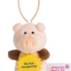 Nici Knuffelhanger Varken Uniek Junior 9,5 Cm Polyester Roze