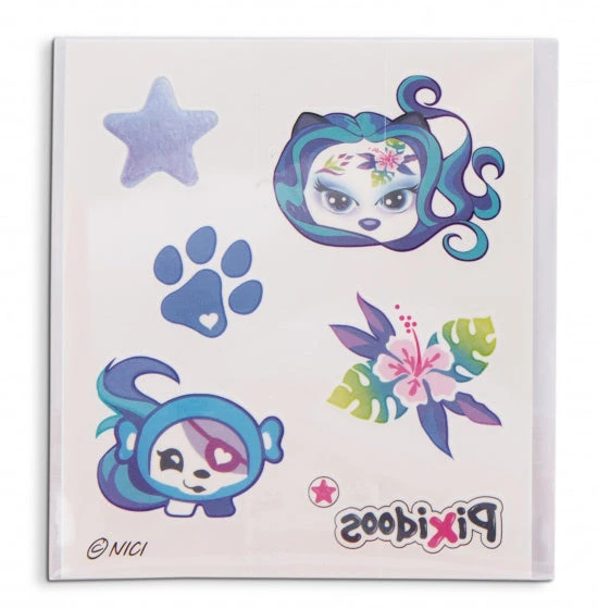 Nici Knuffelpop Pixidoos Nali 20 Cm Pluche Zwart/blauw - Afbeelding 6