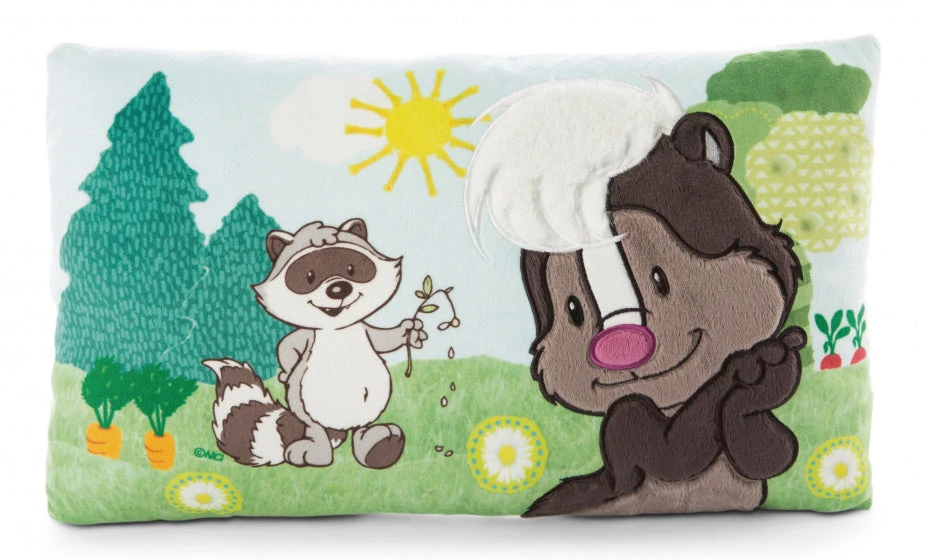 Nici Kussen Wasbeer Stinkdier 43 X 25 Cm Polyester Groen 1 Nici Kussen Wasbeer Stinkdier 43 X 25 Cm Polyester Groen