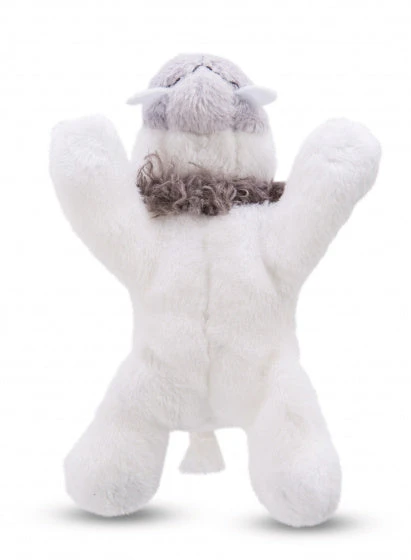 Nici Magneet Sabeltandijsbeer Junior 11 Cm Polyester Wit/bruin - Afbeelding 2