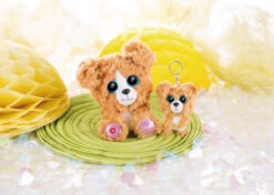 Nici Glubschis Pluchen Knuffel Hond Lollidog, 15cm -Nici nici sleutelhanger glubschis lollidog junior 15 cm pluche bruin 5 829673 1617712242